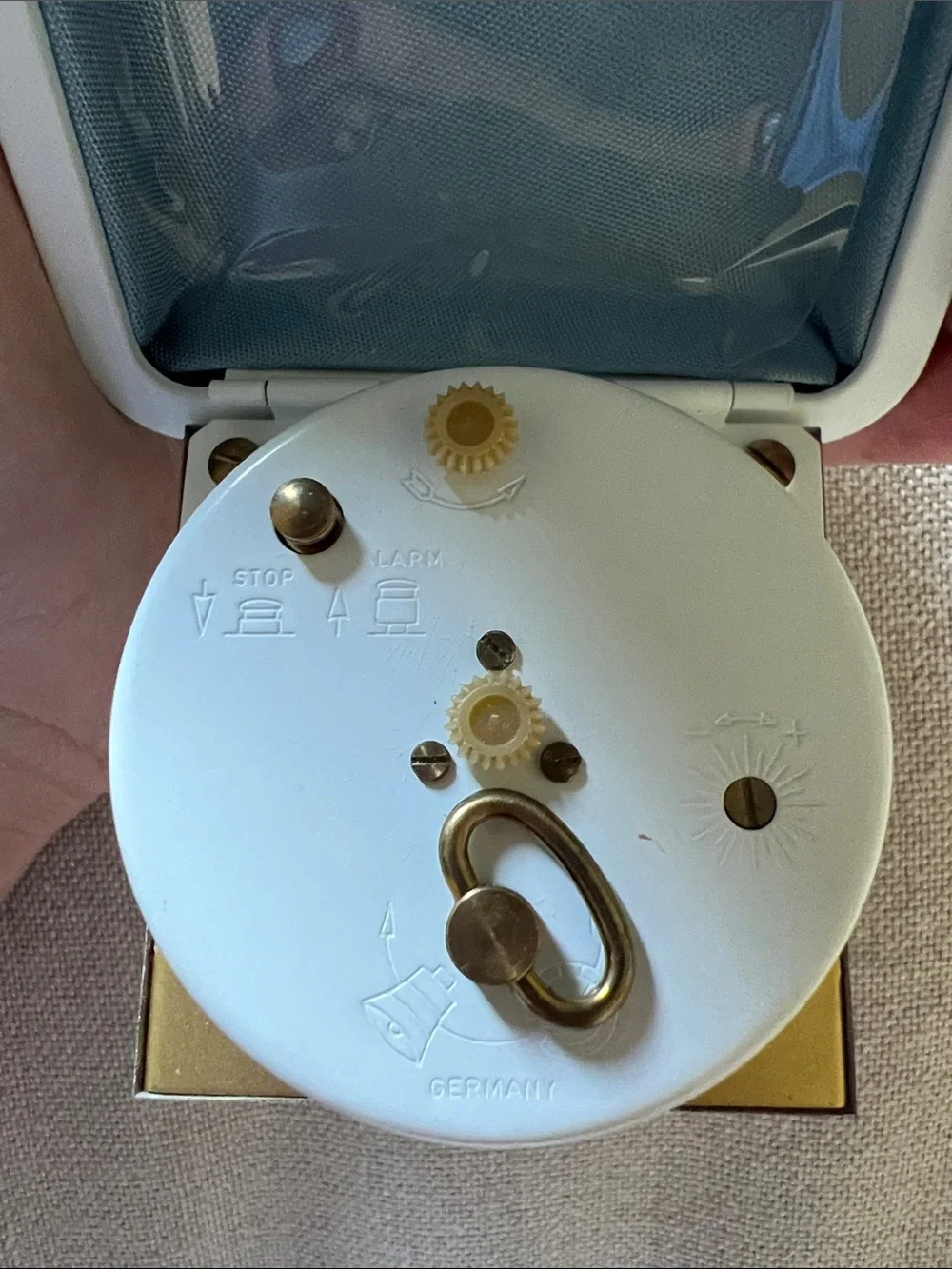 Vintage Westclox Travel Alarm Clock